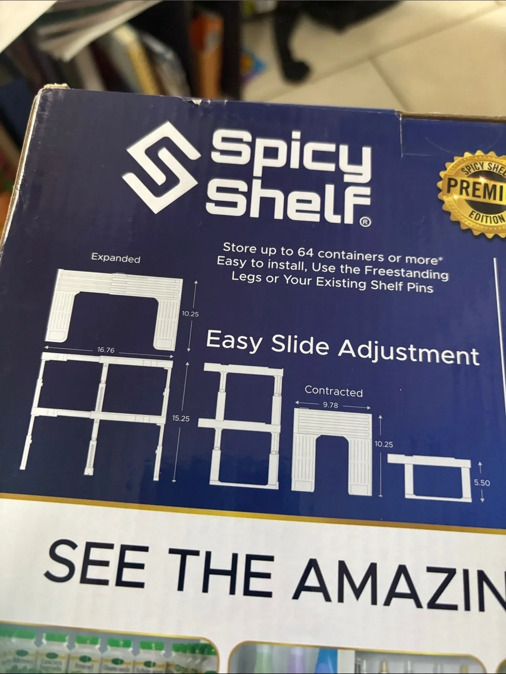 Spicy Shelf Solutions White Adjustable Shelves NWT